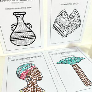 Pintura com cotonete - Consciência Negra