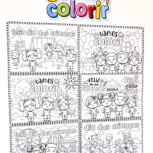 Painél Vamos Colorir