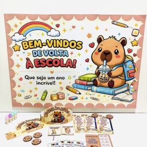 Kit volta às aulas - Capivara