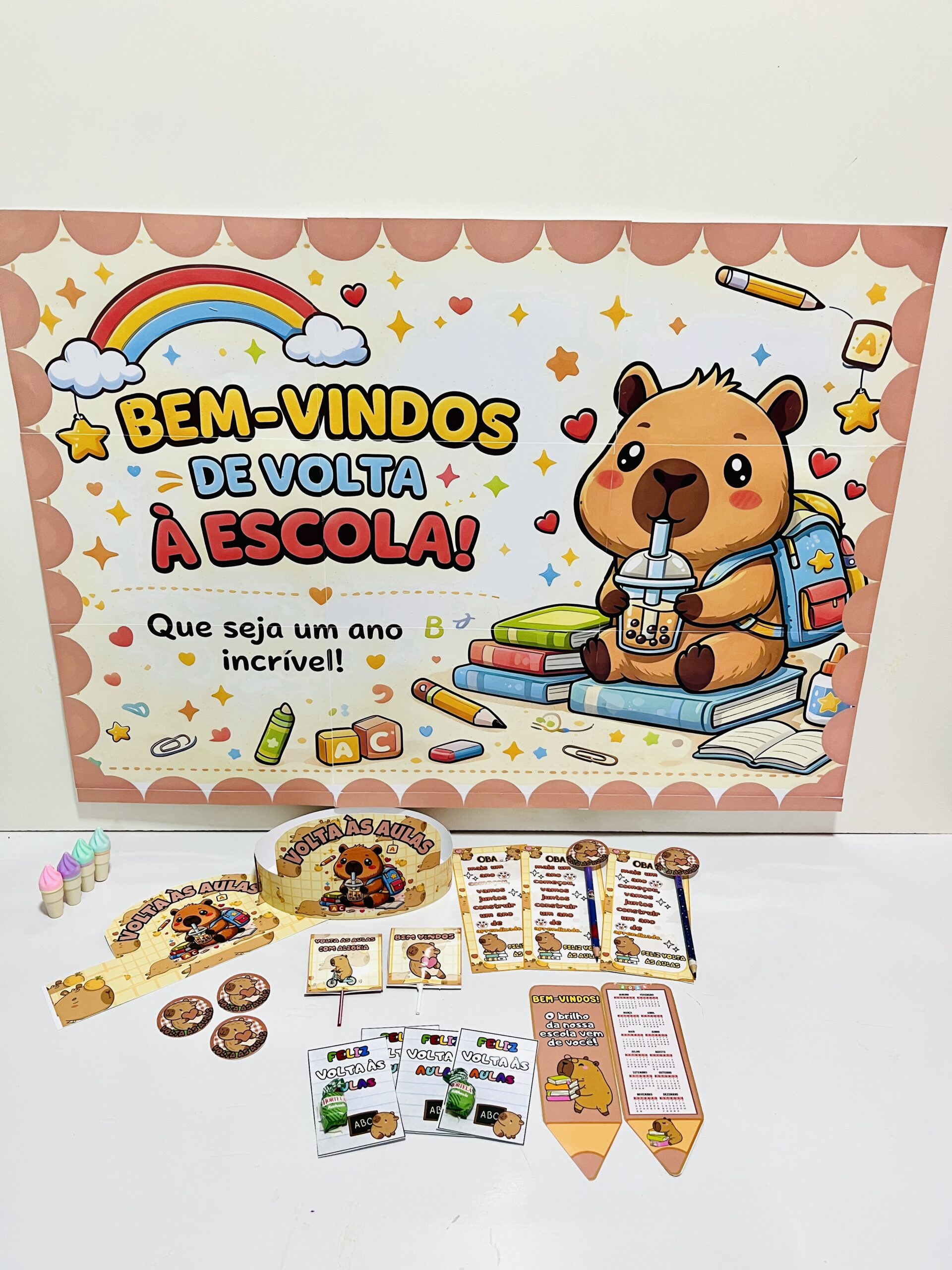 Kit volta às aulas - Capivara - Imagem 9