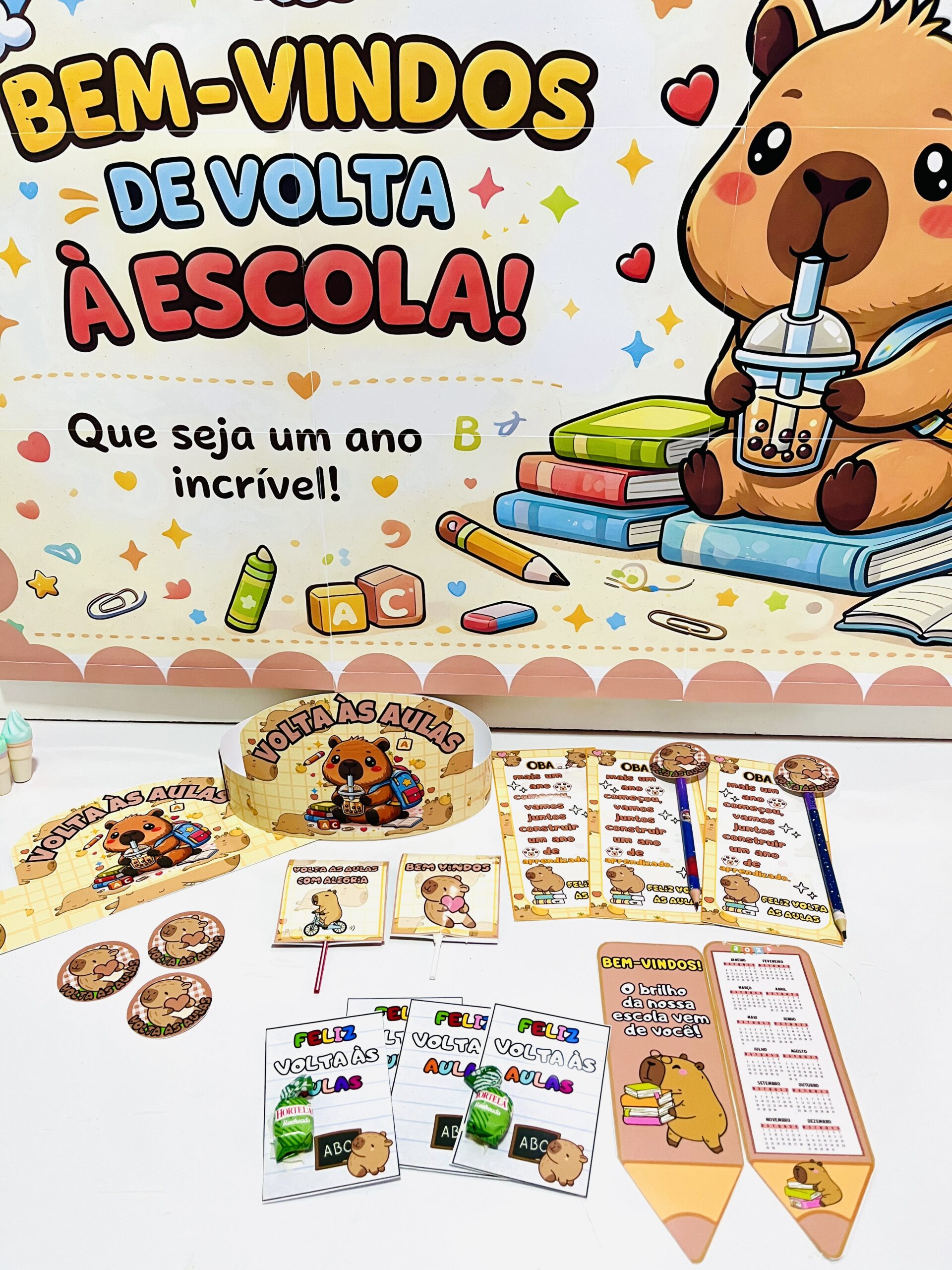 Kit volta às aulas - Capivara - Imagem 8