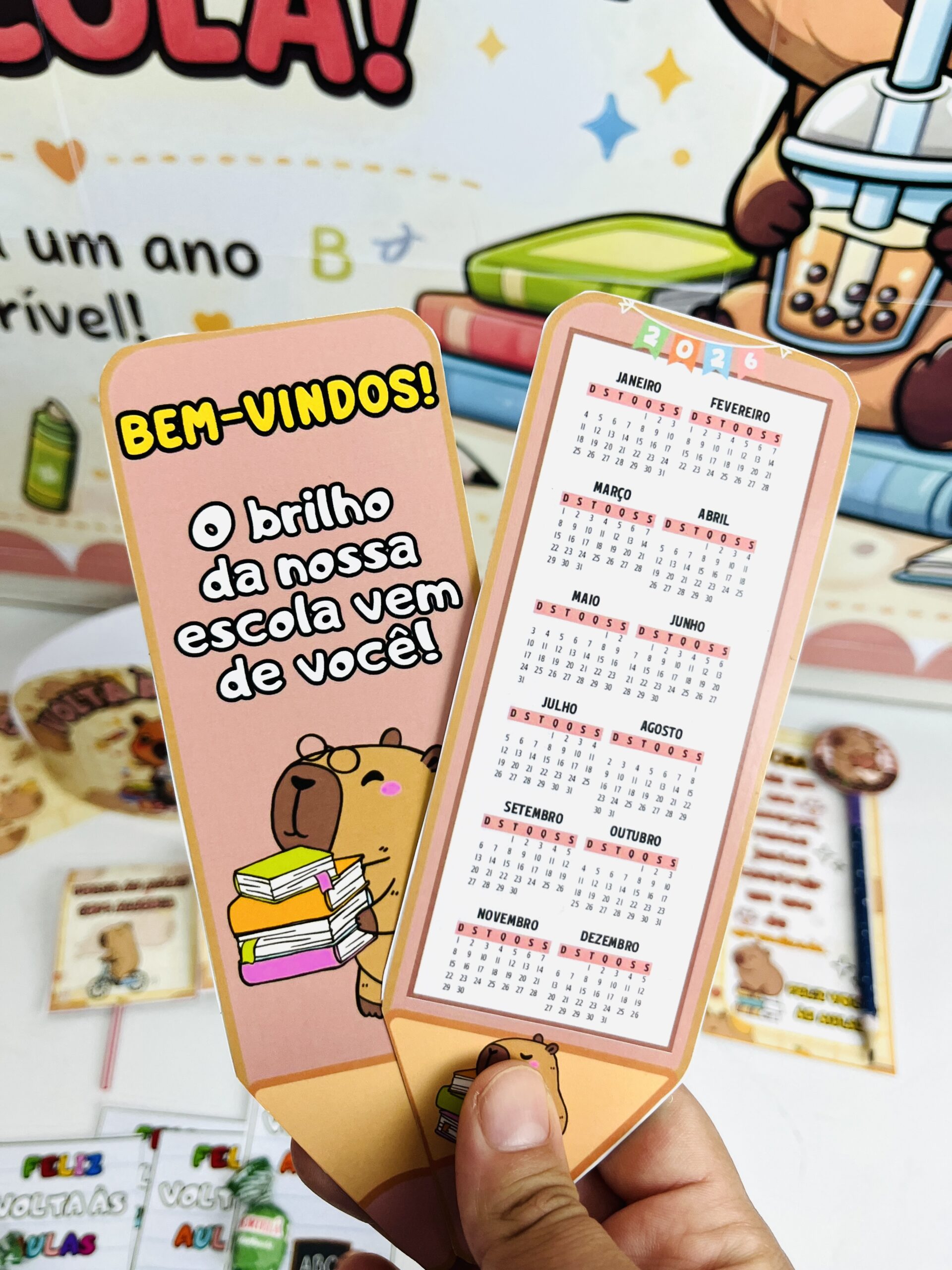 Kit volta às aulas - Capivara - Imagem 5
