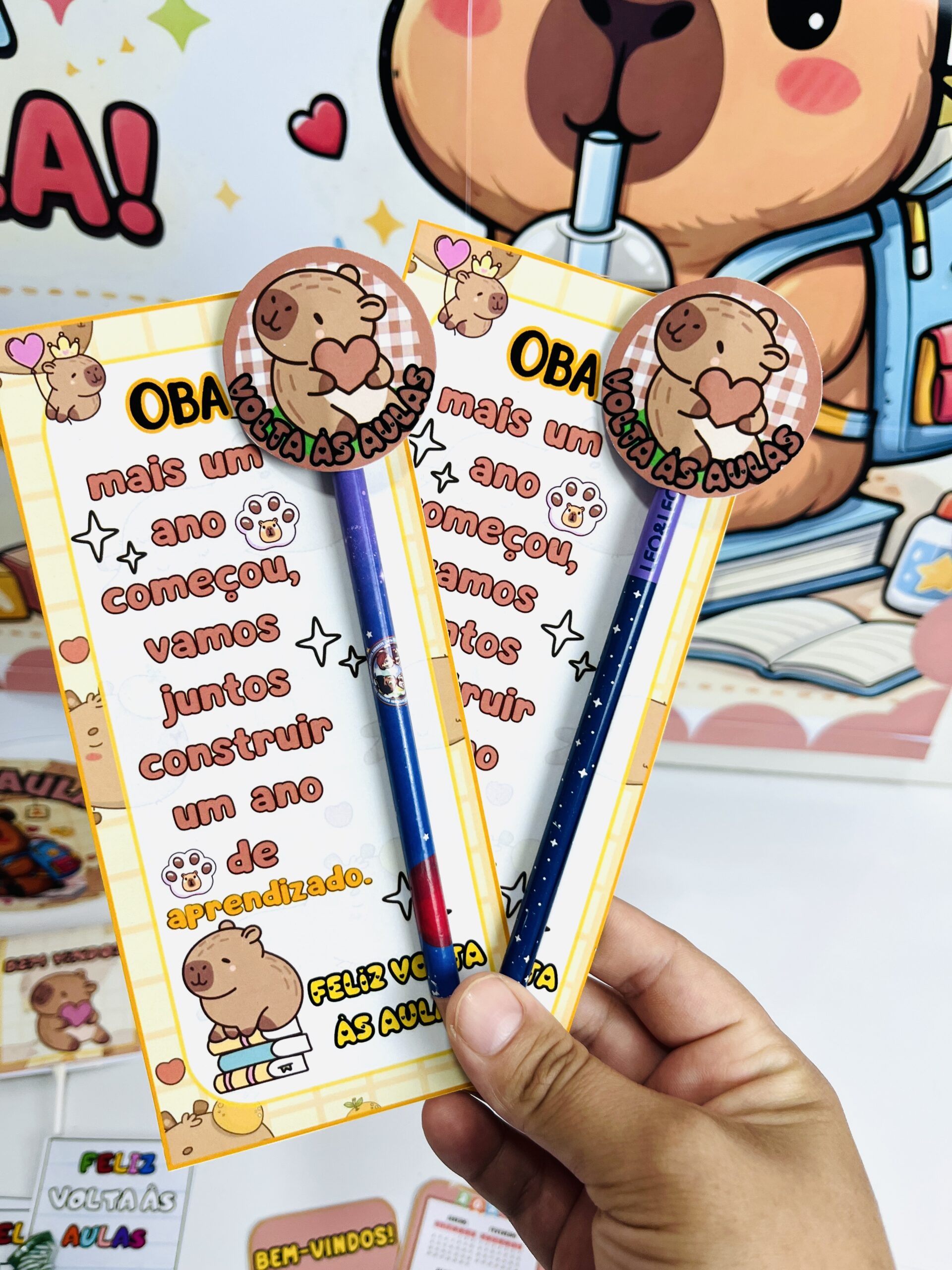 Kit volta às aulas - Capivara - Imagem 6