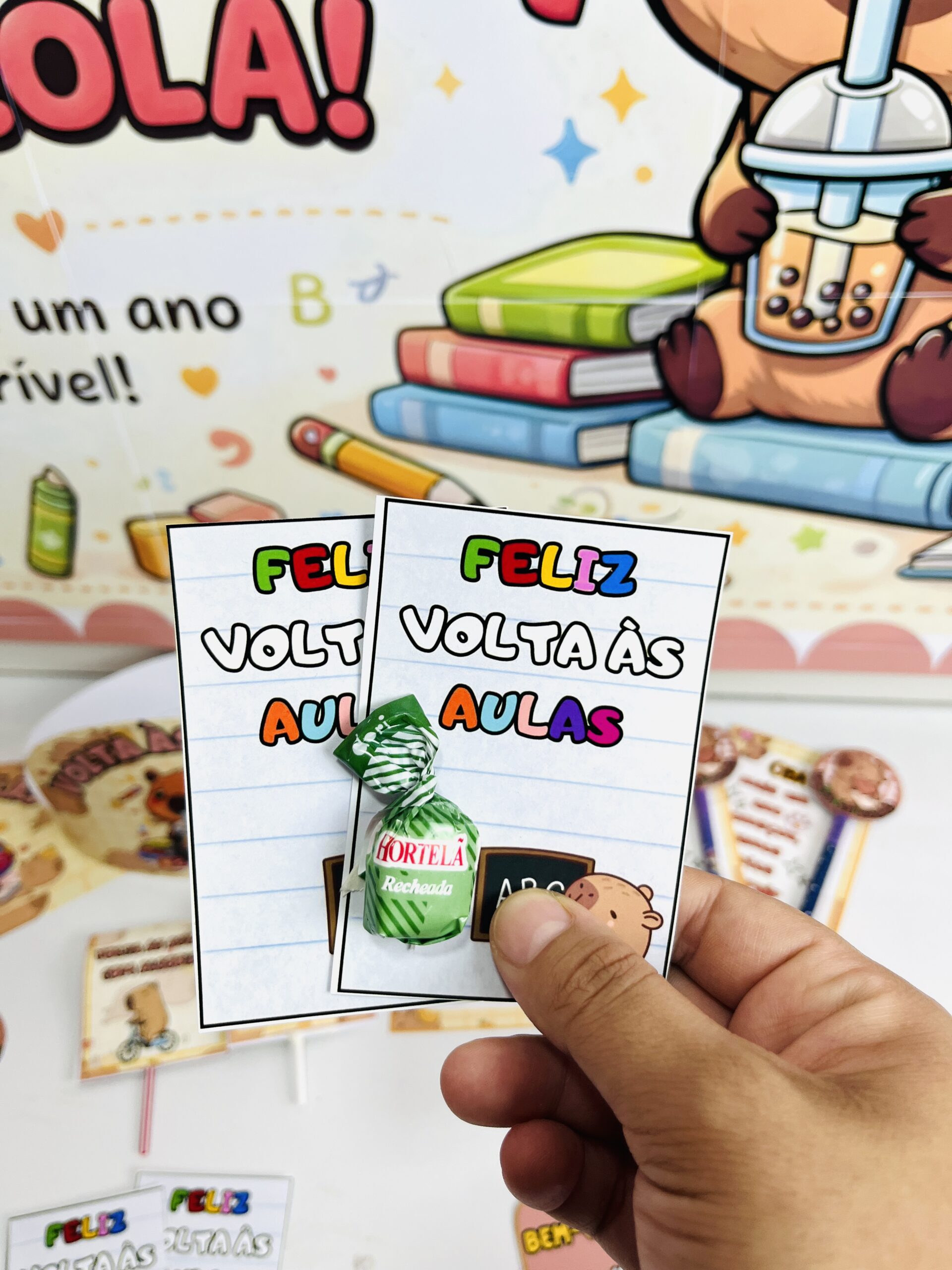Kit volta às aulas - Capivara - Imagem 4