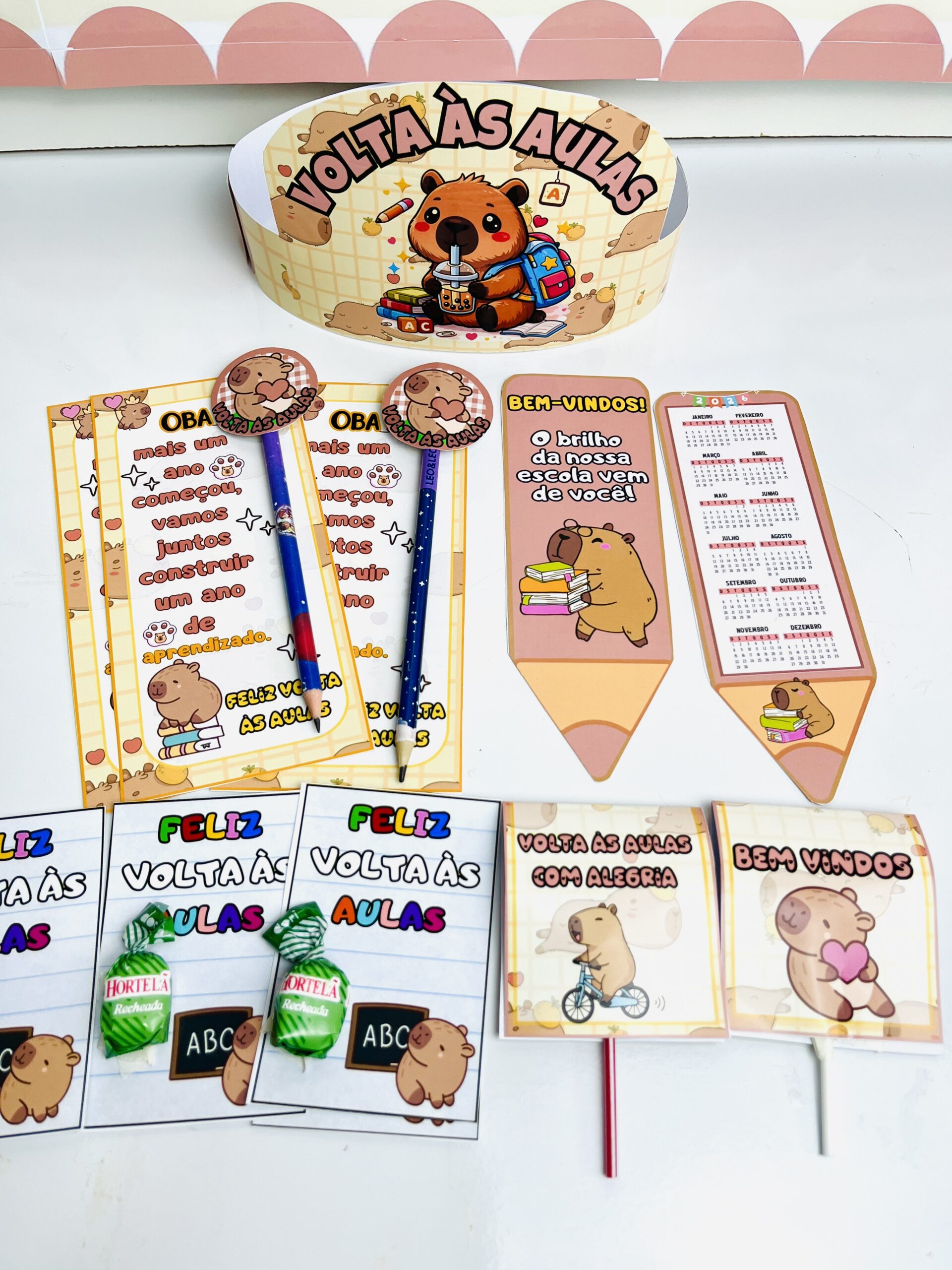 Kit volta às aulas - Capivara - Imagem 2