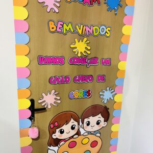 Painel de Porta - Bem Vindos